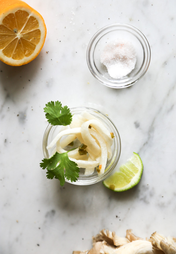 Foodista Recipes, Cooking Tips, and Food News Easy Pickled Jicama with Jalapeño Lime and